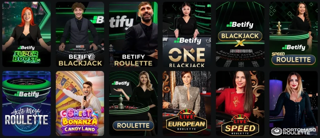 Casino en Direct – Betify Live